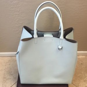 Baby blue Banana Republic bag